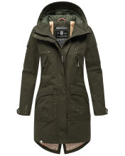 Navahoo Pfefferschote Damen Parka Olive Größe S - Gr. 36