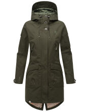 Navahoo Pfefferschote Damen Parka Olive Größe S - Gr. 36