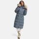 Marikoo Schneesternchen Damen Wintermantel Stormy Blue Größe S - Gr. 36