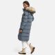 Marikoo Schneesternchen Damen Wintermantel Stormy Blue Größe S - Gr. 36