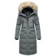 Marikoo Schneesternchen Damen Wintermantel Stormy Blue Größe S - Gr. 36