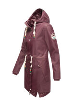 Navahoo Tropical Storm Damen Regenjacke Wine Größe XS - Gr. 34