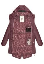 Navahoo Tropical Storm Damen Regenjacke Wine Größe XS - Gr. 34