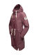 Navahoo Tropical Storm ladies rain jacket Wine Größe S - Gr. 36