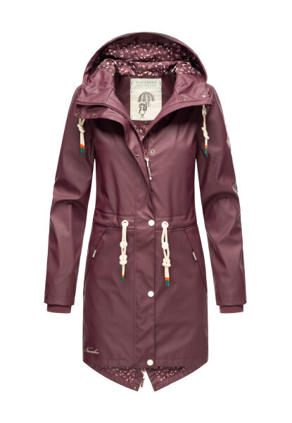 Navahoo Tropical Storm ladies rain jacket Wine Größe M - Gr. 38