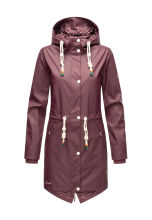 Navahoo Tropical Storm ladies rain jacket Wine Größe M - Gr. 38