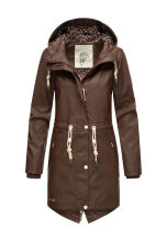 Navahoo Tropical Storm Damen Regenjacke Dark Choco Größe XS - Gr. 34