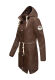 Navahoo Tropical Storm Damen Regenjacke Dark Choco Größe S - Gr. 36