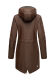 Navahoo Tropical Storm Damen Regenjacke Dark Choco Größe S - Gr. 36