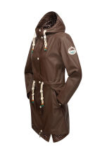Navahoo Tropical Storm Damen Regenjacke Dark Choco Größe M - Gr. 38