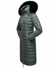 Navahoo Umay Damen Winter-Mantel Stormy Blue Größe M - Gr. 38