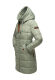 Marikoo Yuikoo lange Damen Winterjacke Smokey Mint-Größe S - Gr. 36