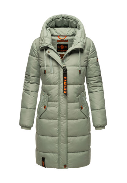 Marikoo Yuikoo lange Damen Winterjacke Smokey Mint-Größe M - Gr. 38