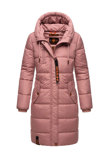 Marikoo Yuikoo lange Damen Winterjacke Dark Rose-Größe S - Gr. 36