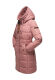 Marikoo Yuikoo lange Damen Winterjacke Dark Rose-Größe S - Gr. 36