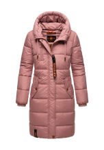 Marikoo Yuikoo lange Damen Winterjacke Dark Rose-Größe M - Gr. 38