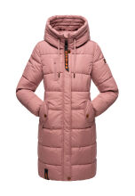 Marikoo Yuikoo lange Damen Winterjacke Dark Rose-Größe M - Gr. 38