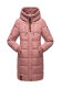 Marikoo Yuikoo lange Damen Winterjacke Dark Rose-Größe M - Gr. 38
