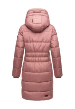 Marikoo Yuikoo lange Damen Winterjacke Dark Rose-Größe XL - Gr. 42