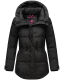 Marikoo Akumaa Damen Winterjacke Schwarz Größe S - Gr. 36