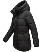 Marikoo Akumaa Damen Winterjacke Schwarz Größe L - Gr. 40