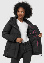 Marikoo Akumaa Damen Winterjacke Schwarz Größe L - Gr. 40