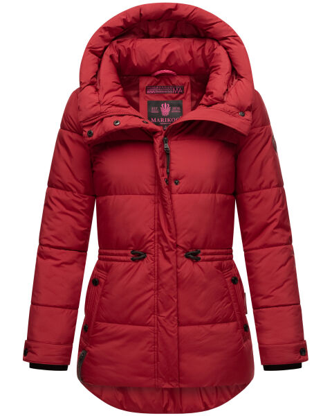 Marikoo Akumaa Damen Winterjacke Dark Red Größe XS - Gr. 34