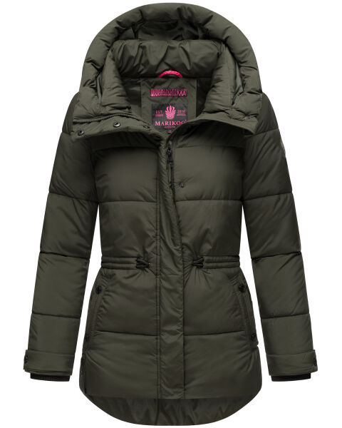 Marikoo Akumaa Damen Winterjacke Dark Olive Größe XXL - Gr. 44