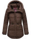 Marikoo Akumaa Damen Winterjacke Dark Choco Größe XXL - Gr. 44