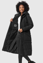Marikoo Ayumii Damen Winterjacke Schwarz Größe XL - Gr. 42