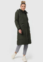 Marikoo Ayumii Damen Winterjacke Dark Olive Größe XL - Gr. 42