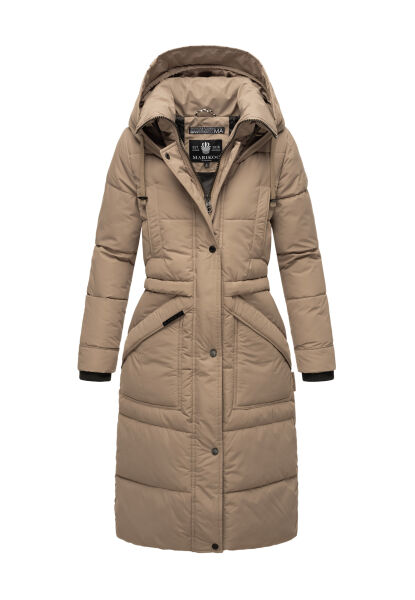 Marikoo Ayumii Damen Winterjacke Taupe Grey Größe XL - Gr. 42