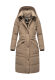 Marikoo Ayumii Damen Winterjacke Taupe Grey Größe XL - Gr. 42