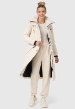 Marikoo Ayumii Damen Winterjacke Creme Größe M - Gr. 38