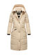 Marikoo Ayumii Damen Winterjacke Creme Größe M - Gr. 38