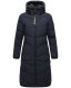 Marikoo Benikoo Damen lange Winterjacke Navy-Größe S - Gr. 36