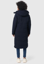 Marikoo Benikoo Damen lange Winterjacke Navy-Größe XXL - Gr. 44