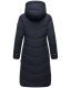 Marikoo Benikoo Damen lange Winterjacke Navy-Größe XXL - Gr. 44
