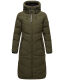 Marikoo Benikoo Damen lange Winterjacke Dark Olive-Größe M - Gr. 38