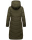 Marikoo Benikoo Damen lange Winterjacke Dark Olive-Größe XXL - Gr. 44