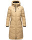 Marikoo Benikoo Damen lange Winterjacke Beige-Größe XL - Gr. 42