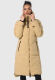 Marikoo Benikoo Damen lange Winterjacke Beige-Größe XXL - Gr. 44