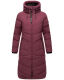 Marikoo Benikoo Damen lange Winterjacke Wine-Größe XXL - Gr. 44
