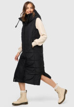Navahoo Brezelchen Damen Winter Weste Schwarz Größe S - Gr. 36