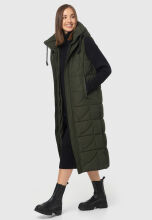 Navahoo Brezelchen ladies Winter Vest Dark Olive Größe XL - Gr. 42