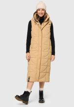 Navahoo Brezelchen Damen Winter Weste Sand Größe S - Gr. 36