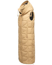 Navahoo Brezelchen Damen Winter Weste Sand Größe S - Gr. 36
