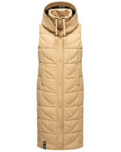 Navahoo Brezelchen Damen Winter Weste Sand Größe XL - Gr. 42