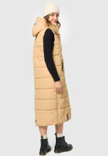 Navahoo Brezelchen Damen Winter Weste Sand Größe XXL - Gr. 44