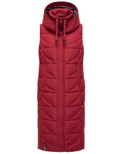 Navahoo Brezelchen Damen Winter Weste Dark Red Größe L - Gr. 40